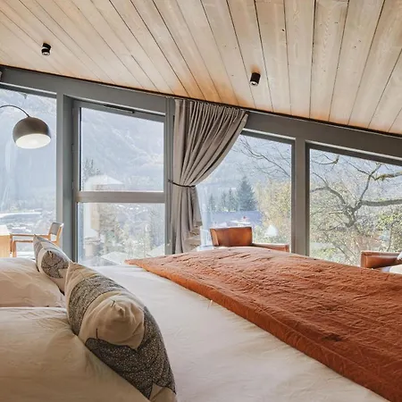 شاليه Le Murger De Luxe 240m2 6 Ch Vue Mtblanc Sauna