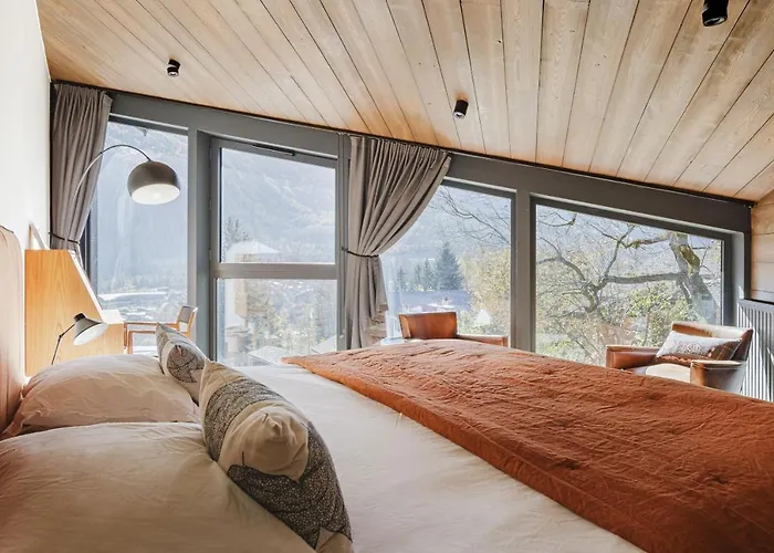木屋 Le Murger De Luxe 240m2 6 Ch Vue Mtblanc Sauna